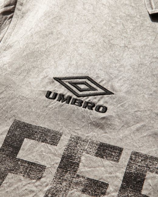 Umbro Satin Enfield Shirt Pearl in Grey for Men | Lyst UK