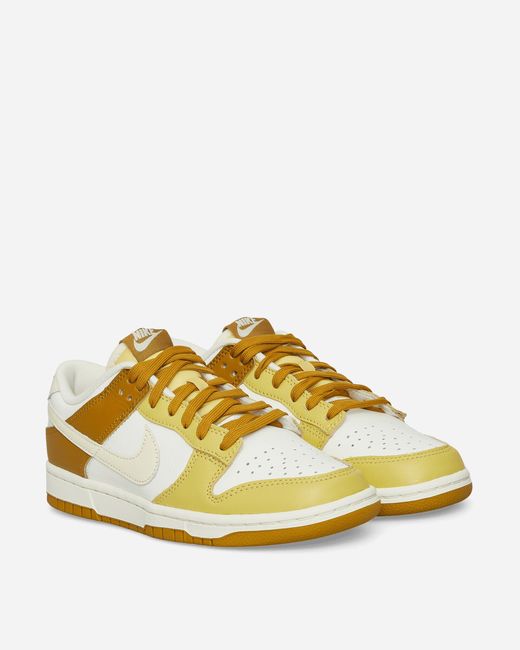 Nike Yellow Dunk Low Retro Sneakers Bronzine / Saturn Gold / Sail / Coconut Milk for men