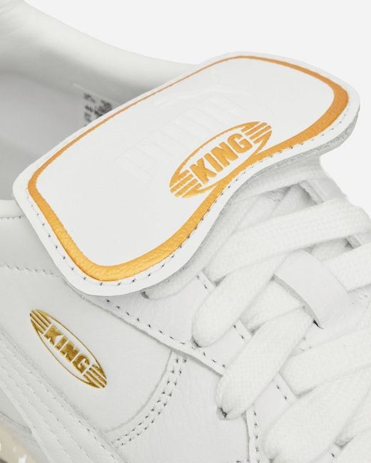 PUMA King Indoor Sneakers White / Frosted Ivory for men
