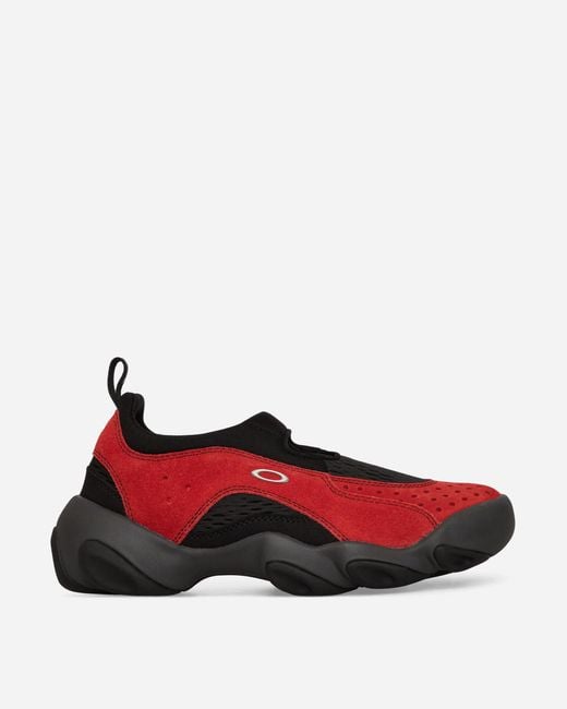 Oakley Red Suede Flesh Sandals Lava for men
