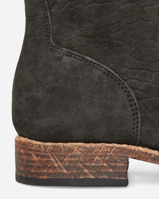 Visvim Black Brigadier Mid-Folk Boots for men