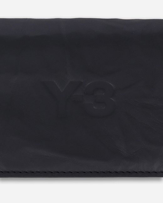 Y-3 Black Card Holder for men