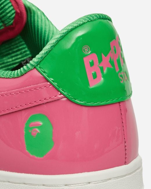 A Bathing Ape Pink Bape Sta #1 M2 Sneakers for men