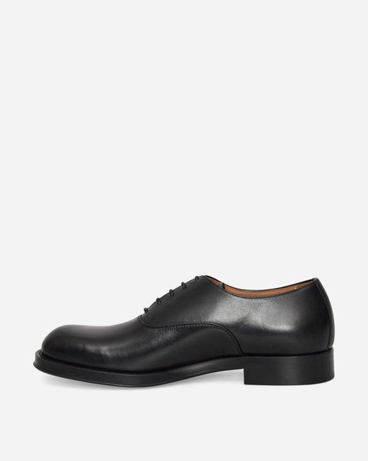 Dries Van Noten Black Leather Oxford Shoes for men