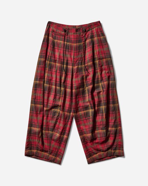 Needles Red Men S Hd Military Pants for men