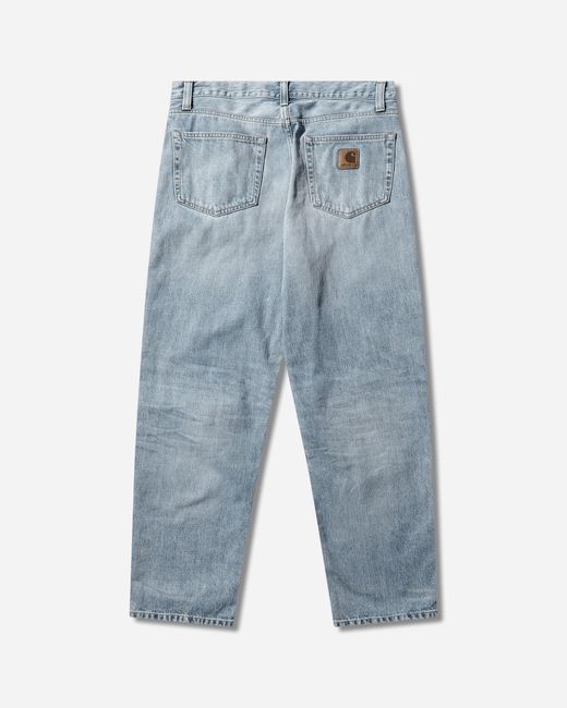 Carhartt Blue Men S Aaron Pants (burst Washed) for men