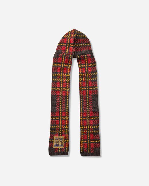 Kapital White 5g Wool Tartan Check Gale Cap for men