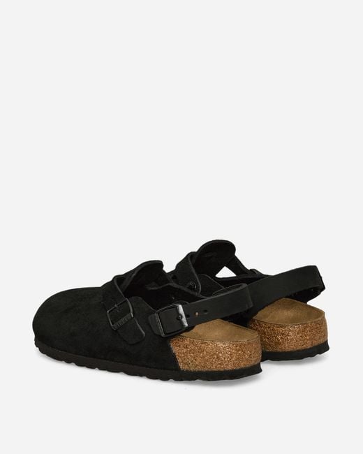 Birkenstock Black Tokio Suede Sandals for men