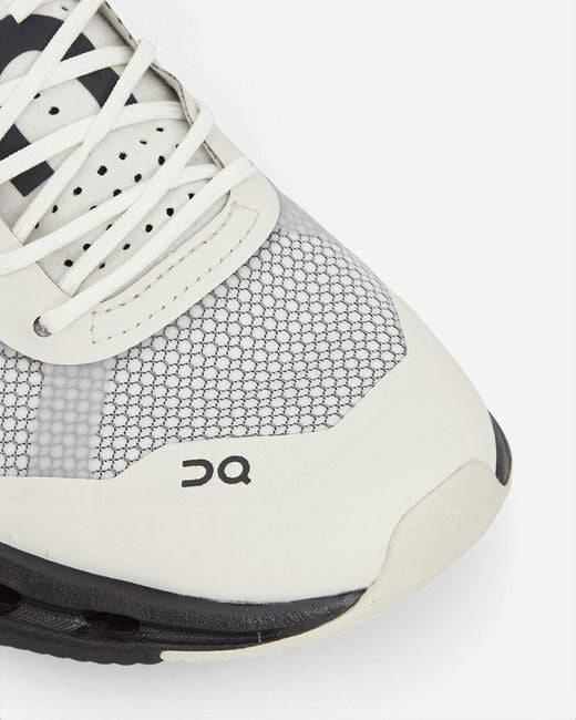 On Shoes White Wmns Cloudnova Z5 Rush Sneakers Pearl / Black for men