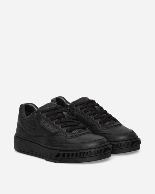 Reebok Black Club C Leather Sneakers for men