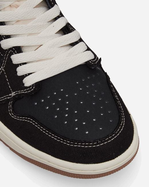 Nike Black Air Jordan 1 Retro High Og Flight Club Sneakers University Sail for men