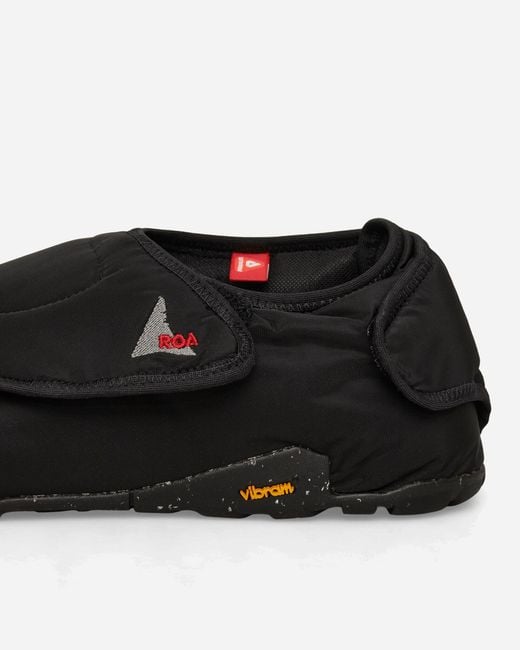 Roa Black Night Walker Mules for men