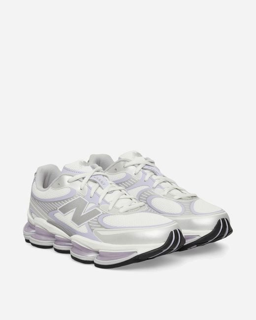 New Balance White Abzorb 2000 Sneakers Reflection Smoked for men