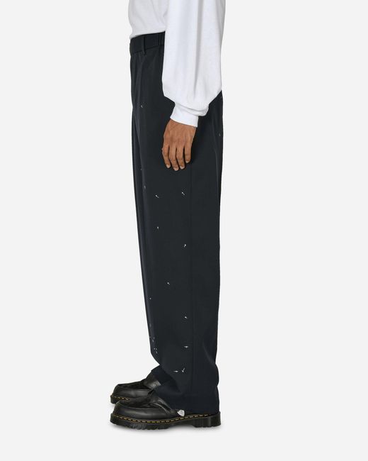 Undercover Black Pleated Pants Dark for men