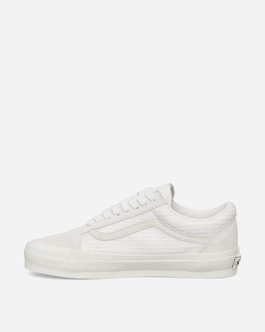 Vans White Premium Old Skool Ripstop Sneakers Marshmallow True for men