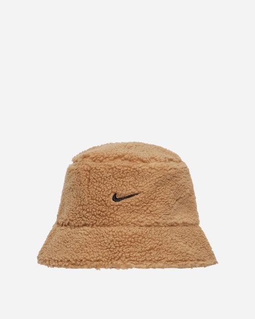 Nike Natural Reversible Sherpa Bucket Hat Brown for men