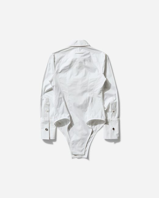Jean Paul Gaultier White Women S Bodysuit Shirt