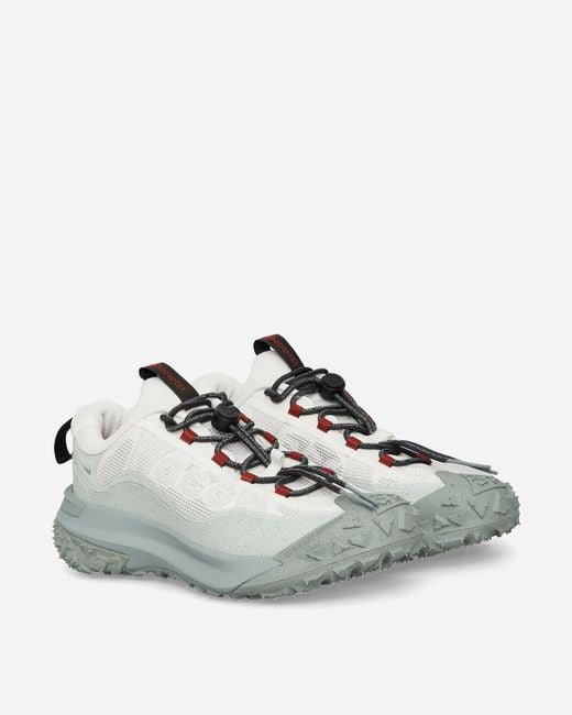 Nike White Acg Mountain Fly 2 Low Gtx Sneakers Phantom / Dark Smoke Grey for men