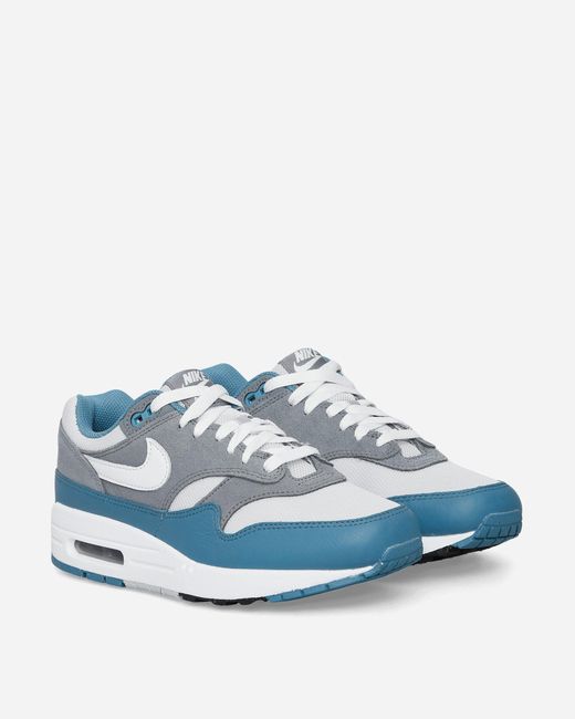 Nike Blue Air Max 1 Sneakers Noise Aqua / Cool Grey for men