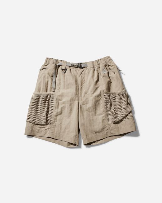 Nike Natural Acg Snowgrass Cargo Shorts Khaki for men