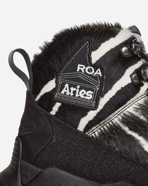 Roa Black Aries Andreas Boots Zebra