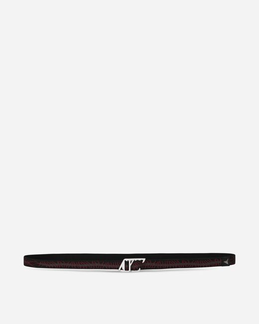 Roa White Centipede Belt Black / Red for men