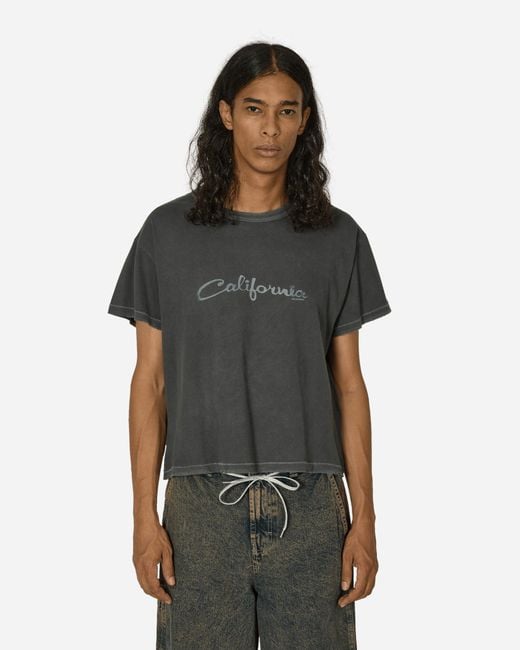 ERL Black California Signature T-Shirts for men