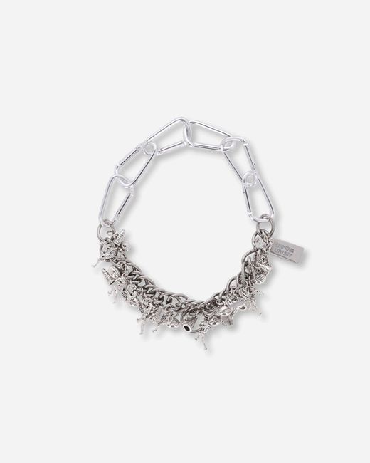 Chopova Lowena White Sports Fan Carabiner Necklace