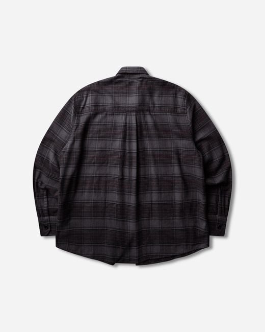 Our Legacy Blue S Above Shirt Faded Nocturne Check for men