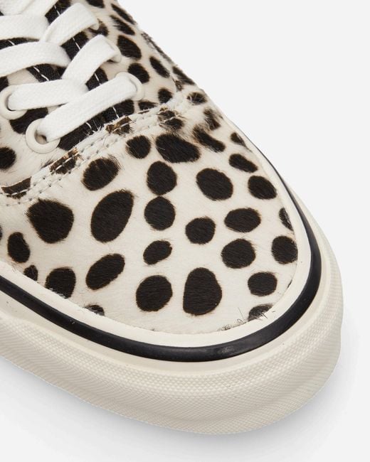 Vans White Premium Authentic 44 Pony Hair Sneakers Dalmatian for men