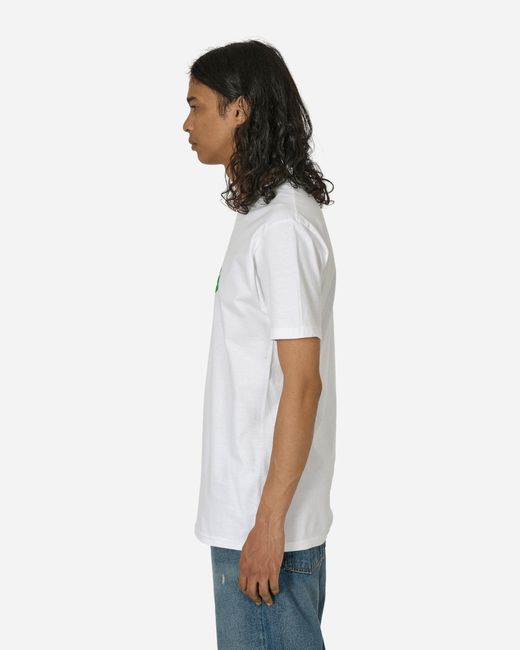Anything White Curved Logo T-Shirt for men