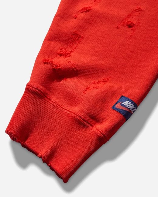 Nike Red Men S Rare Air Fleece Hoodie Chile for men