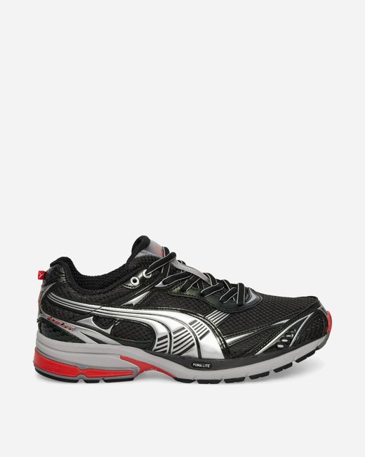 PUMA Black Homura Og+ Sneakers / Flat Medium Gray for men