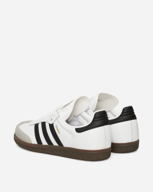 Adidas White Bape Samba Sneakers Cloud / Core Black for men