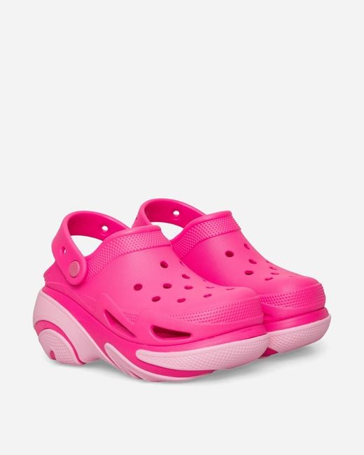 CROCSTM Pink S Bubble Crush Clogs Crush