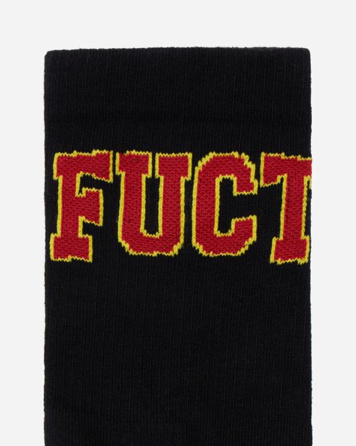 Fuct Black Logo Socks for men