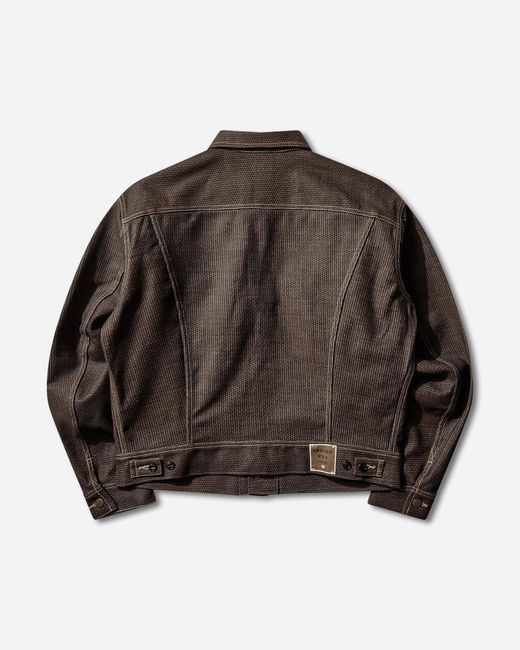Kapital S Century Denim Westerner Regular Jacket Persimmon in