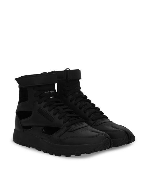 tackle Hejse Altid Maison Margiela Reebok Classic Leather Tabi Hi Sneakers in Black for Men -  Lyst
