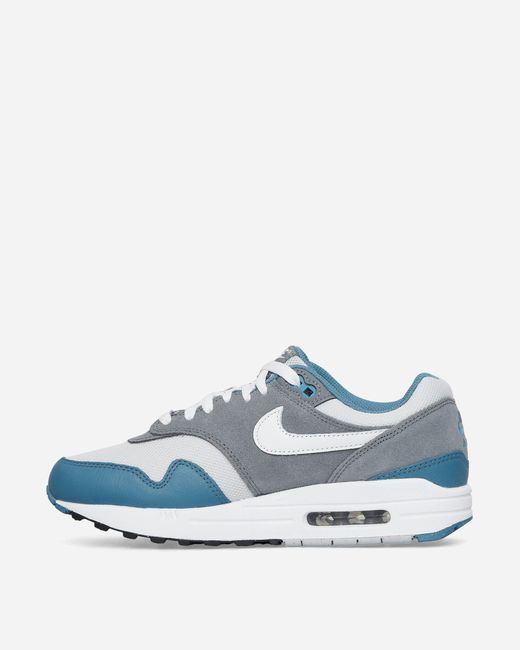 Nike Blue Air Max 1 Sneakers Noise Aqua / Cool Grey for men