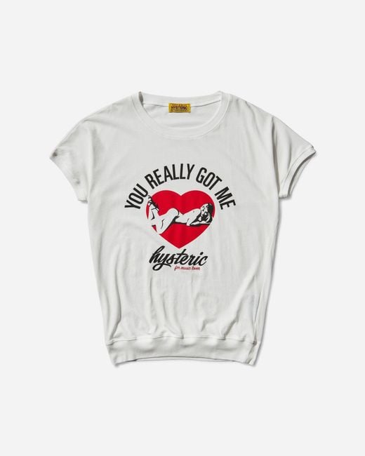 Hysteric Glamour White Women S Music Lover T-shirt