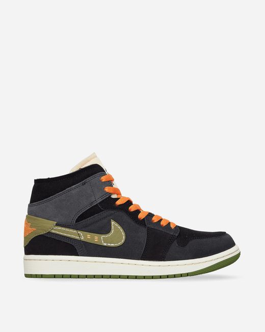 Nike Air Jordan 1 Mid Se Craft Sneakers Anthracite in Black for Men Lyst