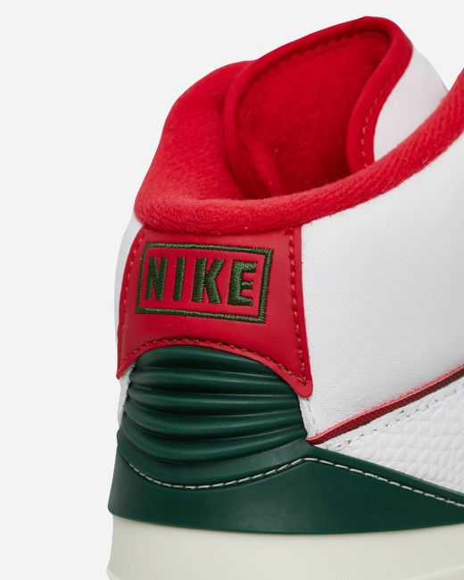 Nike Air Jordan 2 Retro (gs) Sneakers White / Fire Red / Fir / Sail for men