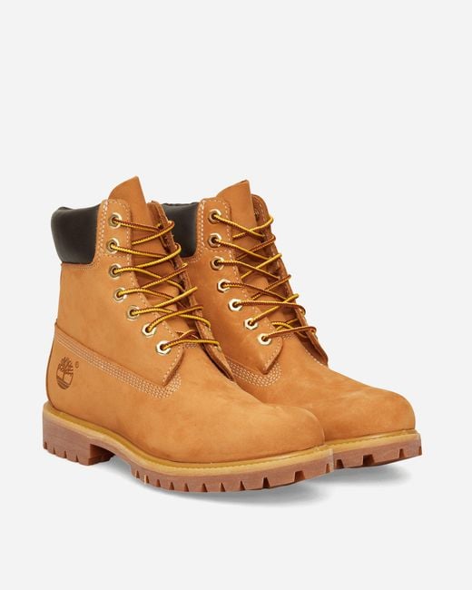 Timberland Brown Premium 6 Inch Boots Wheat for men
