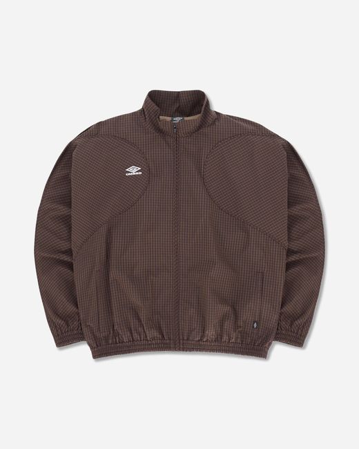 Umbro Mini Check Track Jacket in Brown for Men | Lyst Australia