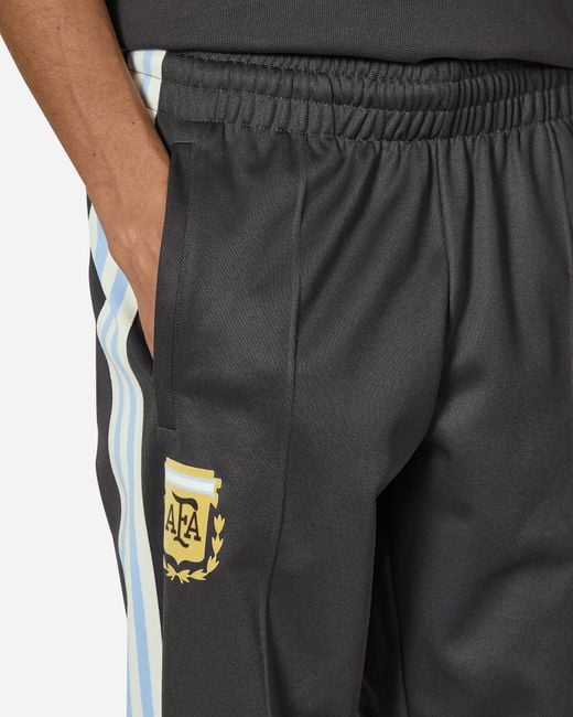 Adidas Black Argentina Beckenbauer Track Pants Utility for men