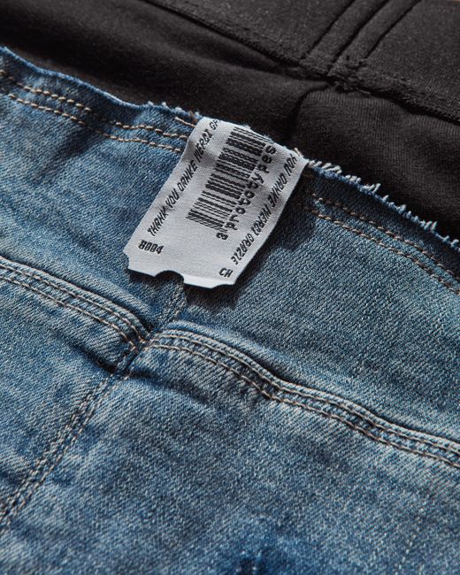 PROTOTYPES Blue Women S Waistband Denim Pencil Skirt