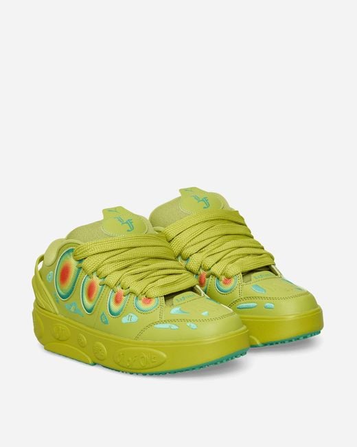 PUMA Yellow Lamelo Ball Lafrancé Heatmap Sneakers Sea Kelp / Jade Frost for men