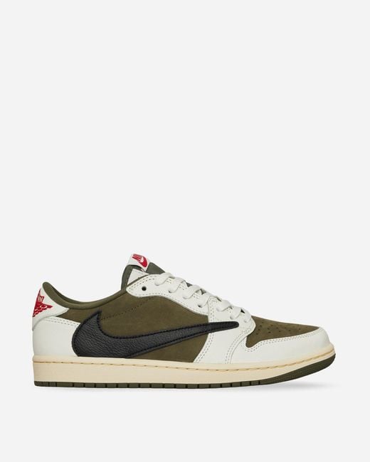 Nike Multicolor Travis Scott Air Jordan 1 Low Sneakers Medium for men