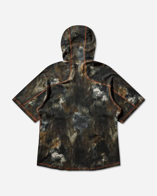 Roa Black And Wander Printed Hooded T-Shirt Camo for men