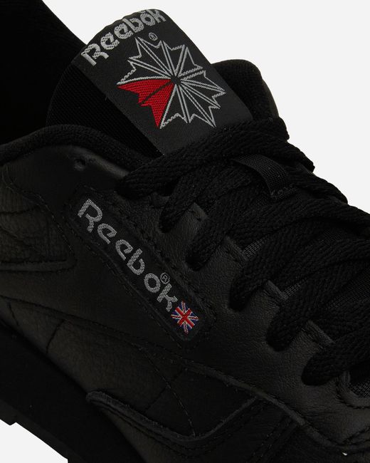 Reebok Black Classic Leather Premium Sneakers Core / Pure Grey for men